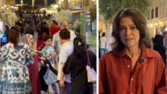 ‘A new norm’: BBC visits Doha market starting to fill up again two weeks into Iran war